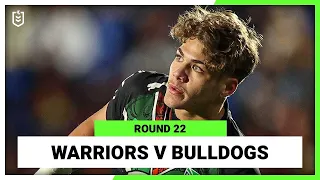 NRL New Zealand Warriors v Canterbury-Bankstown Bulldogs | Round 22, 2022 | Full Match Replay