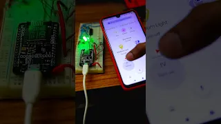 #shorts #homeautomation #diy  #iot Nodemcu Home automation controlling by Google Home.