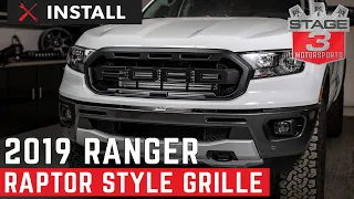 2019-2020 Ranger Raptor Style Complete Grille Kit Install