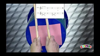 Bucket Drumming Lesson 6 - We Will Rock You - MusicplayOnline Beta