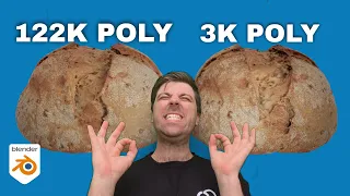 Blender how to Reduce Poly Count and Bake Textures