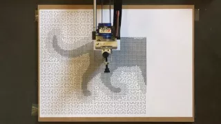 Hilbert Curve Cat