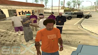 GTA San Andreas : Ballas And Aztecas Provoking Each Other