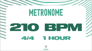 210 BPM Metronome [1 HOUR]