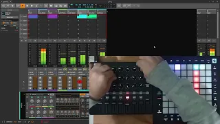 Launchpad Pro Mk3 + Akai Midimix + Bitwig = Goa Jam Session