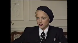 Madonna - Erotica Promotion - 3Sat Pop News Interview, 1992