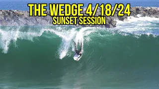 The Wedge April 18th 2024 Sunset Session RAW Video