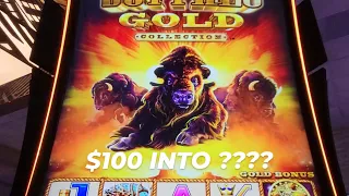 I Risked $100 On Another Buffalo Slot!!