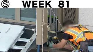 Construction time-lapses w/closeups (compilation): Week 81 of the Ⓢ-series: Lotsa fin, truck flop