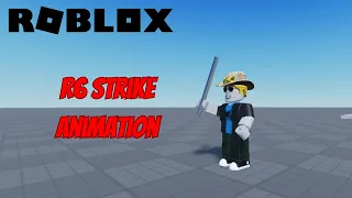 Strike Animation & Animation Basics (R6) | Roblox Studio | 2023