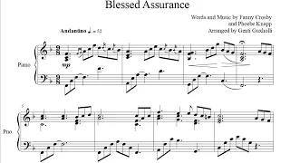 Blessed Assurance (Piano Solo/Sheets)