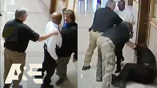 Man Argues With Courthouse Security When Told He Can't Shower There | Court Cam | A&E #shorts