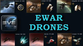 ARE EWAR DRONES ANY GOOD?! EVE ONLINE - PARTNER SKIN GIVEAWAY!