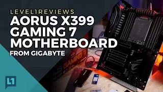 Aorus X399 Gaming 7 Motherboard Review + Linux Test