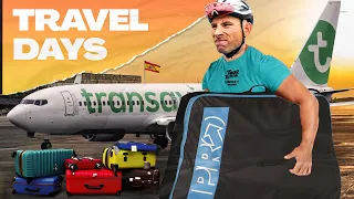 Martijn TRAVELS with his NEW BIKE and plays airport BINGO | TRAVELDAYS