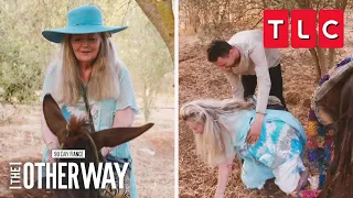 Clumsy Woman Falls off Donkey | 90 Day Fiancé: The Other Way | TLC