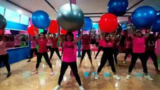 ZUMBA FITBALL BY ESTHER D.W SANGGAR SENAM ANISA GUBUG