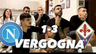 VERGOGNATEVI! 😡 NAPOLI-FIORENTINA 1-3 ⚽️💙 | LIVE REACTION NAPOLETANI ⚽️💙