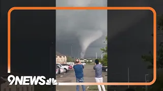 Tornado touchdown down near Lincoln, Nebraska #tornado #storm