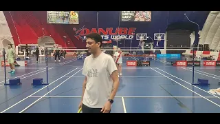 Mixed Doubles Badminton Match 🏸 Meiki And Naggy Vs Yifan And Rauf #badminton #badmintonlover #badmi