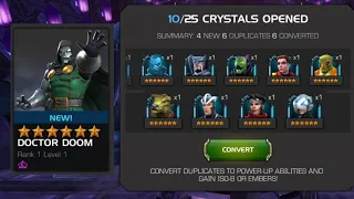 Big Crystal Opening With SUPER LUCK | 10 6* Nexus Crystals and more | MCOC | First 7* Shards