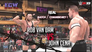 WWE 2K23 John Cena vs. Rob Van Dam - ECW One Night Stand 2006 | WWE 2K23 Showcase ROB VAN DAM -- ECW
