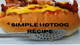 SIMPLE HOMEMADE HOTDOG RECIPE/HOW TO MAKE SIMPLE NEWYORK HOT DOG RECIPE