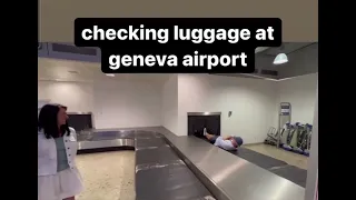 A-HA MAGNE FURUHOLMEN ON THE LUGGAGE BELT GENEVA AIRPORT SWITZERLAND JUNE 30TH 2022 MONTREUX MUSIC