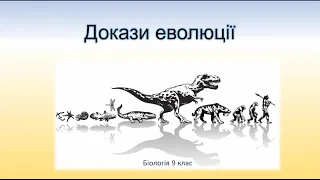 Біологія 9 клас. Докази еволюції