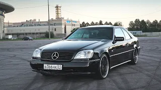 Mercedes-Benz CL600 (C140) - Кабан КУПЕ V12! Настоящая роскошь 90-ых...