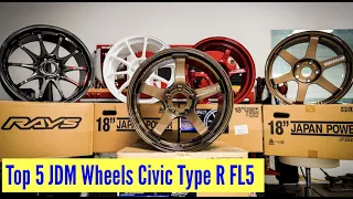 Top 5 Best JDM Wheels for the Honda Civic FL5 Type R!