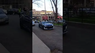 синяя Camaro