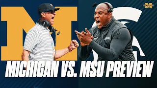 What To Watch For, Predictions: Michigan vs. MSU | Jim Harbaugh, Mel Tucker Showdown #goblue