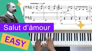 Salut d'amour Love's Greeting | Easy Piano Songs for Beginners