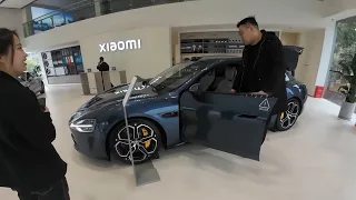 Xiaomi SU7 test drive demonstration, acceleration is too fast