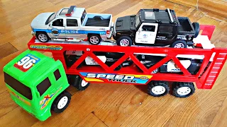 Video About Plastic Toy Cars Being Carried By Transportation Vehicles| Den Toys
