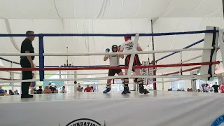 Karol Mamerski vs Maciej Wyszyński Puchar Polski kick light (półfinał  -84kg senior)