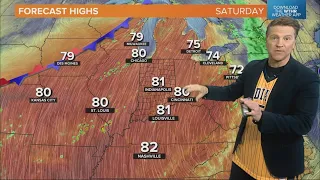 Live Doppler 13 forecast | Noon Update for Friday, April 26, 2024