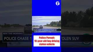 Police chase 10-year-old boy driving stolen car in Michigan