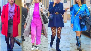 FALL CHIC STREET STYLE ITALY Wonderful Outfits ideas | What to wear in OCTOBER? [ 4K UHD]