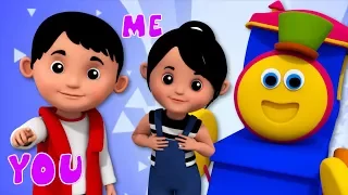Pronoun Song | Learning Street With Bob The Train | Nursery Rhymes  And Videos For Babies by Kids Tv