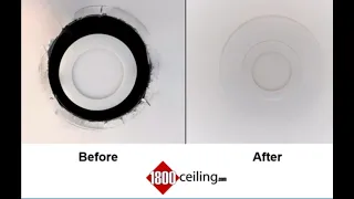 How to hide sheetrock gaps around ceiling fixtures, Goof Rings.