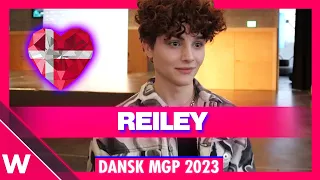 🇩🇰 Reiley - "Breaking My Heart" | Dansk Melodi Grand Prix 2023 (INTERVIEW)