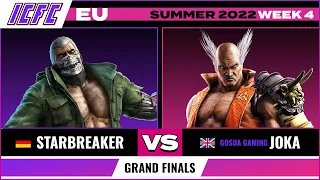 Starbreaker (Bryan) vs. Joka (Heihachi) Grand Finals - ICFC EU Tekken 7 Summer 2022 Week 4