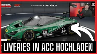 So ladet ihr eigene Designs / Liveries in ACC für euer Auto hoch