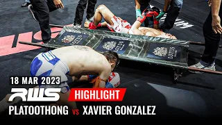 ไฮไลท์ Highlight l ปลาทูทอง vs. ซาเวีย กอนซาเลส l Platoothong vs. Xavier Gonzalez l RWS