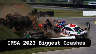 IMSA 2023 Biggest Crashes