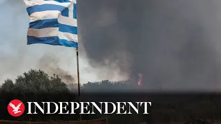 Live: Greece battles wildfires as extreme heatwave besets the Mediterranean