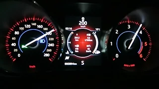 Jaguar F-Pace 2.0 Diesel 0-200 km/h acceleration