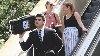 AWKWARD CALLS ON ESCALATORS 4 [HIDDEN CAMERA]